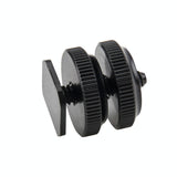 Aluminum Alloy Hot Shoe Adapter For Dslr & Gopro Cameras - Top-Down View