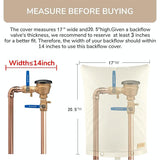 Protect your Outdoor Faucet with Anti-freeze Cover - 43 x 52cm - Top-Down View