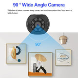 Smart Wifi Night Vision Camera With Hd Infrared Monitoring - 45-Degree Angle