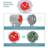 Deflector Cover for Dyson V6 Vacuum Cleaner Accessories - Close-Up Angle