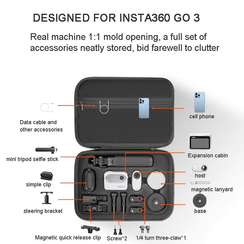 Portable Travel Bag for Xfji Storage - Complete Carrying Case 25.5 x 17.5 x 5.5cm