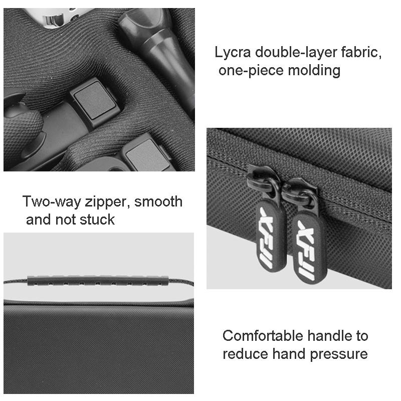 Portable Travel Bag for Xfji Storage - Complete Carrying Case 25.5 x 17.5 x 5.5cm