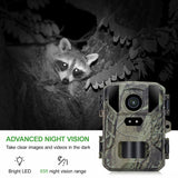 50mp / 4k Mini Wildlife Hunting Camera with Night Vision - Close-Up Angle