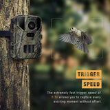 50mp / 4k Mini Wildlife Hunting Camera with Night Vision - Low Angle