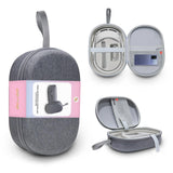 Portable Vr Headset Storage Bag for Apple Vision Pro Glasses - Gray Felt - Gray Linen