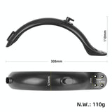 8.5 Inch Rear Fender for Xiaomi M365 / 1s / Pro Scooter - Plastic 4 Holes - Single Fender