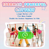 Blue Children'S Thermal Camera With Dual-Camera 1080P Hd 2400W Pixel 2.4-Inch Display - Pink
