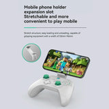 Wireless Bluetooth Game Controller For Switch Ios Android Pc Ps3 Ps4 - Black - White - Rear View