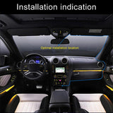 1080P Hd 3.0 Wide-Angle Driving Recorder With Reversing Image - Compact Size - Low Angle