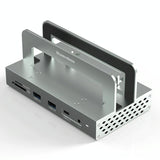 Vertical Laptop Docking Station with 4k / 60hz Type-c Hub - 10-In -1 Without Lan - Front View
