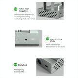 Vertical Laptop Docking Station with 4k / 60hz Type-c Hub - 10-In -1 Without Lan - Extra Image