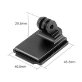 Universal Helmet Mount for Action Cameras - Top-Down View