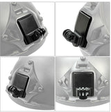 Universal Helmet Mount for Action Cameras - Close-Up Angle