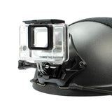 Universal Helmet Mount for Action Cameras - Low Angle