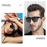 Bluetooth 5.3 Smart Sunglasses with Wireless Headset and Anti-glare Protection - Close-Up Angle