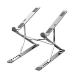 Foldable Aluminum Laptop Stand with Heat Dissipation - Front View