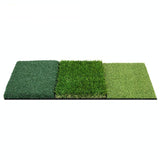 Indoor Golf Practice Pad - 3-in-1 Swing Mat for Hitting and Chipping - 30X60Cm - Front View