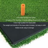 Indoor Golf Practice Pad - 3-in-1 Swing Mat for Hitting and Chipping - 30X60Cm - Low Angle
