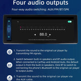 Portable Car Bluetooth Dvr Monitor - Supports Carplay / Android Auto - Display - Side View