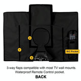 Universal Outdoor Tv Cover - Waterproof & Dustproof 20-24 Inch - 45-Degree Angle