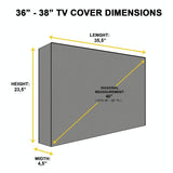 Universal Outdoor Tv Cover - Waterproof & Dustproof 20-24 Inch - Extra Image