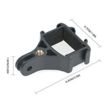 Dji Pocket 2 Camera Expansion Adapter Holder for Fixed Connection - Black - Top-Down View