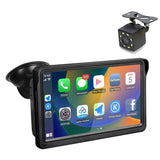 7 Inch Bluetooth 5.0 Carplay Monitor - Portable Compatible With Most Vehicles - Display - Extra Image