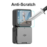 9h Tempered Glass Screen Film for Dji Action 2 Power Combo - 0.2mm - Top-Down View