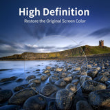 9h Tempered Glass Screen Film for Dji Action 2 Power Combo - 0.2mm - Low Angle