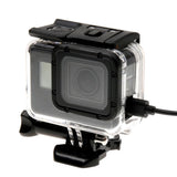 Protective Case for Gopro Hero6 / 5 with Skeleton Housing Buckle Mount and Screw - Close-Up Angle