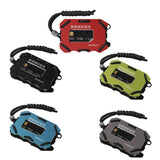 Rfid Metal Card Holder With Bottle Opener Red - Side View