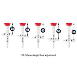 Adjustable Golf Tee Set - 4Pcs / Box - 77Mm Length - Aiming Assist - 45-Degree Angle