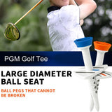 Adjustable Golf Tee Set - 4Pcs / Box - 77Mm Length - Aiming Assist - Low Angle