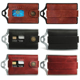 Stainless Steel Edc Wallet Multifunction Card Holder Yellow - 45-Degree Angle