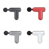 Black Mini Vibrating Fascia Massage Gun - Side View