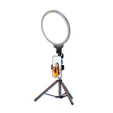 Full-screen Selfie Ring Light Tripod Set for Live Stream - 210cm Height - 55Cm Bracket