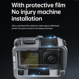 Lightweight Aluminum Frame for Gopro Hero11 - Close-Up Angle