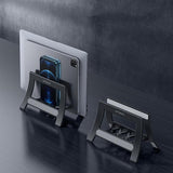 Versatile Tablet and Phone Storage Stand - Front View