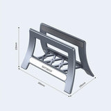 Versatile Tablet and Phone Storage Stand - Top-Down View