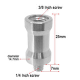 10-Pack 3 / 8 Female To 1 / 4 Male Screw Adapters - Side View