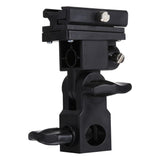 Black Flash Light Stand Bracket - B Type - Front View
