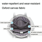 Medium Gray Waterproof Usb Laptop Backpack