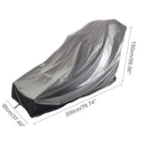 Waterproof Outdoor Mini Treadmill Cover - 200x95x150cm - Top-Down View