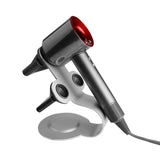 Universal Hair Dryer Stand No Drilling Silver - Front View