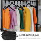 Black Non Woven Coat Suit Dust Bag 60X100Cm - White 60X100Cm - 45-Degree Angle