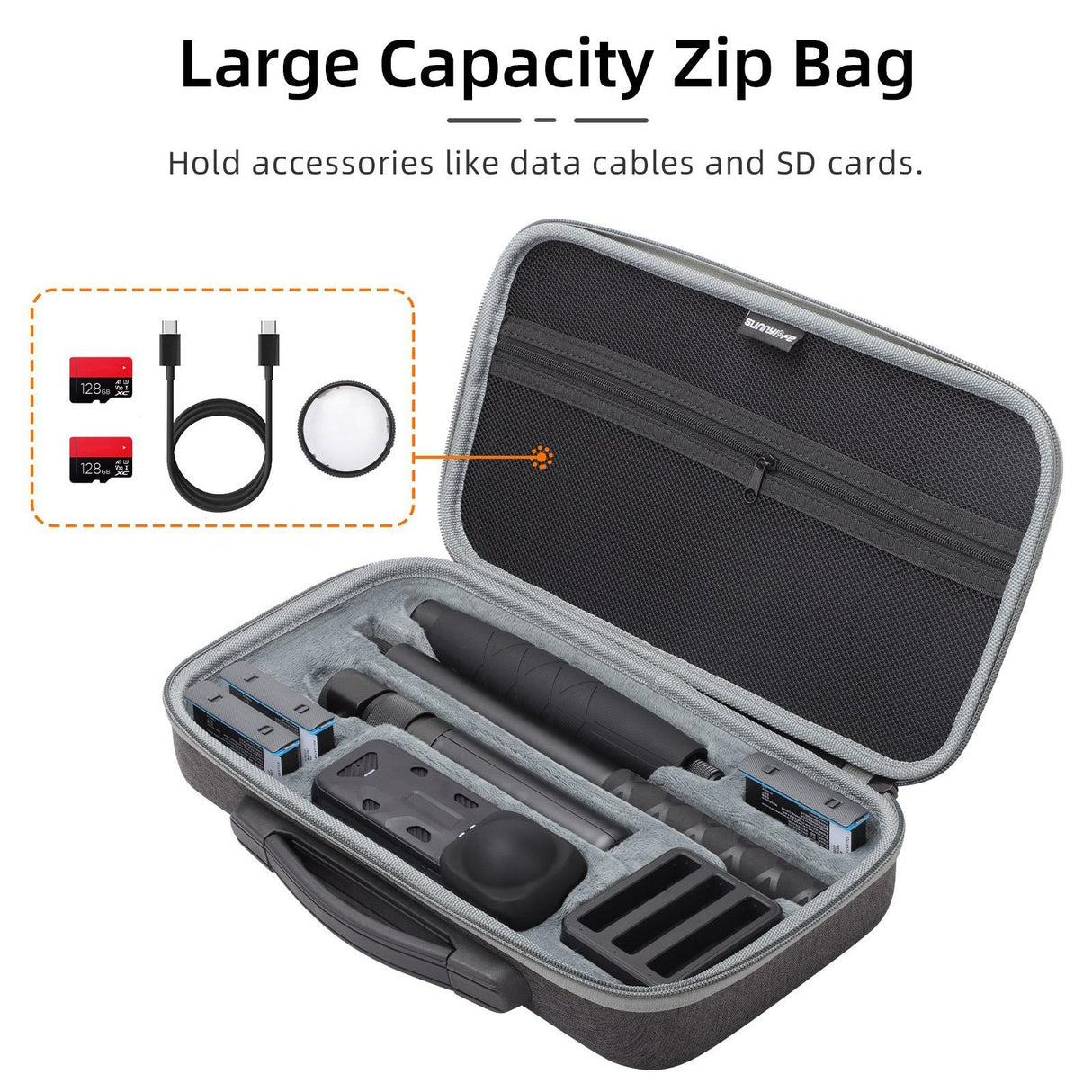 Insta360 X4 Sunnylife Mini Camera Bag for Carrying Model X4-b812 - X4-B812 Mini Camera Bag