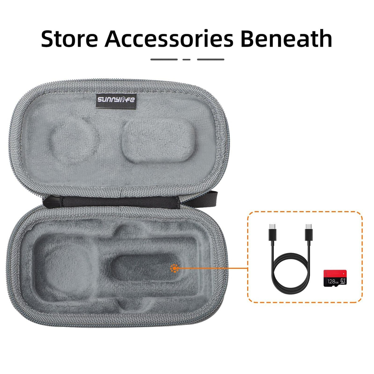 Insta360 X4 Sunnylife Mini Camera Bag for Carrying Model X4-b812 - X4-B812 Mini Camera Bag