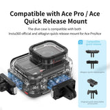 60m Waterproof Dive Shell for Magisn Camera - Horizontal & Vertical Shooting - For Insta360 Ace Pro - Close-Up Angle