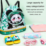 Kids' Cartoon Swim Bag Waterproof Dry / Wet Portable - Large Astronaut - Close-Up Angle