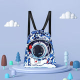 Kids' Cartoon Swim Bag Waterproof Dry / Wet Portable - Large Astronaut - Extra Image